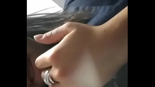 Tabung klip Bitch can't stand and touches herself in the office segar