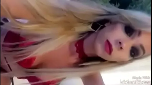 Nuevos Transexual Vanessa Rafaella 2017 Ninfeta Dotada al estilo Panicat clips de tubo