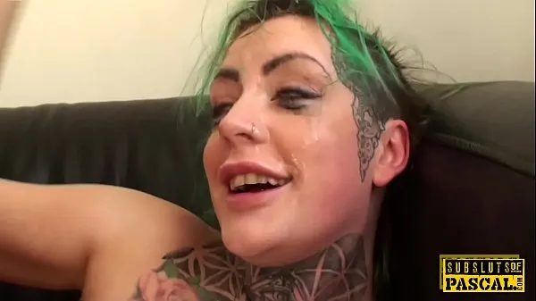 Ống Tattooed british slut spoon fucked by maledom clip mới