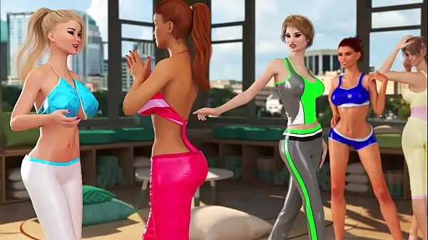Φρέσκο ​​σωλήνα Futa Fuck Girl Yoga Class 3DX Video Trailer κλιπ