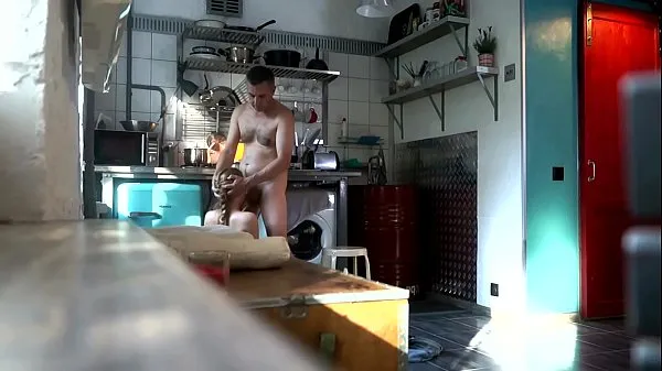 Fresh Czech teen Perfect blowjob in the kitchen, Hidden spy cam clips Tube