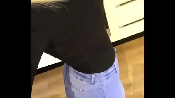 新鲜Pawg in Jeans big booty夹子管