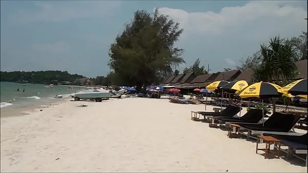 Nuevos Playa Ochheuteal Sihanoukville Camboya clips de tubo