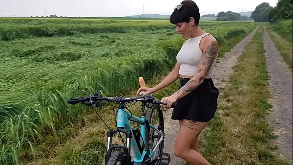 Fresh Premiere! Bicycle fucked in public horny clips Tube
