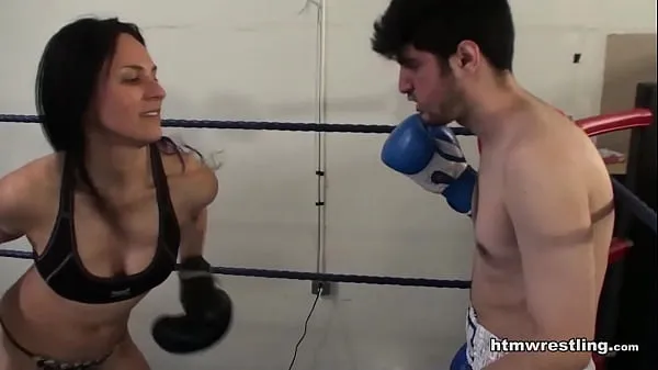 Verse Femdom Boxing Beatdown of a Wimp clips Tube