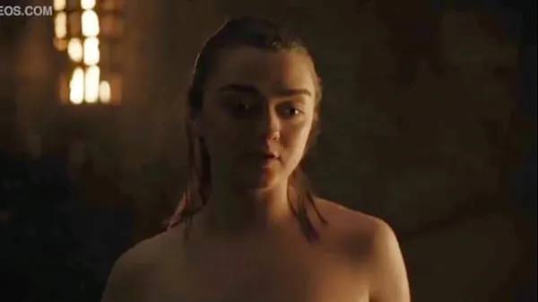 Yeni Maisie Williams/Arya Stark Hot Scene-Game Of Thrones klip Tube