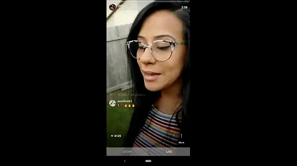 Fresh Husband surpirses IG influencer wife while she's live. Cums on her face clips Tube
