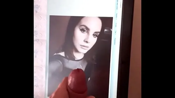 Färska CUMMING ON LANA DEL REY FACE (HOT klipp Tube