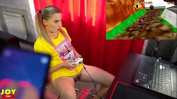 Tube de Letsplay Retro Game With Remote Vibrator in My Pussy - OrgasMario By Letty Black clips frais