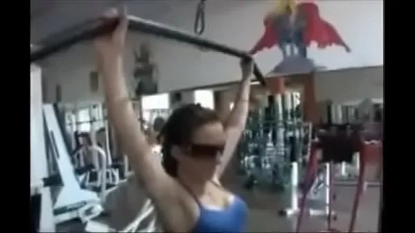 Tabung klip Anal soothing in the gym segar