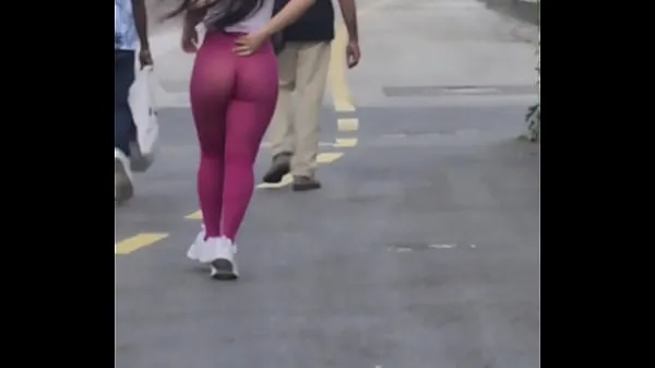 Fresh Married almost naked on the street in transparent leggings Luana Kazaki clips Tube