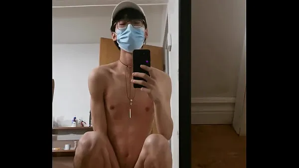 Fresh Cute Asian twink masturbates like a doggy clips Tube