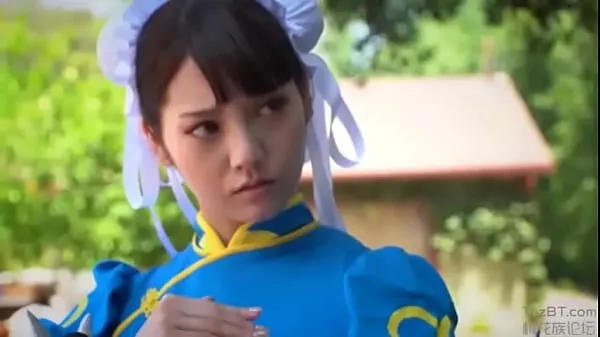 Ống Chun li cosplay interracial clip mới