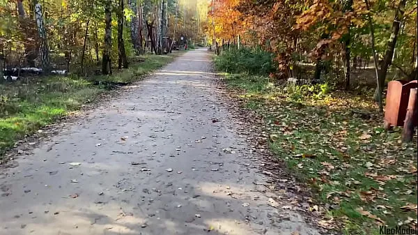 Nuevos Calle pickup con pelirroja belleza y joder en lugar público KleoModel clips de tubo