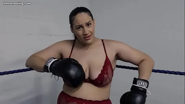 Tuoreet Curvy BBW Boxing in Lingerie leikkeet putki