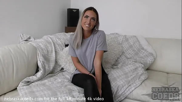 مقاطع hot dirty blonde does her first time ever video on white casting couch جديدة من أنبوب
