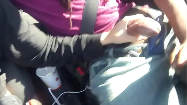 Fresh Lesbian Gives Friend Handjob In Car clips Tube