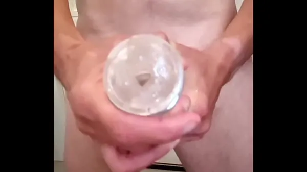 Frische Fleshlight Orgasmus im Badezimmer Clips Tube