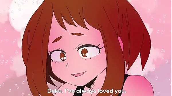 Nuevos Uraraka es follada por Midoriya después de que ella le declara su amor clips de tubo