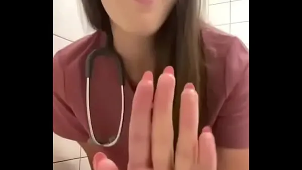 Fresh nurse masturbates in hospital bathroom clips Tube
