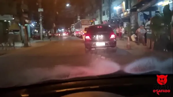 新鲜Uber Safado Botando a Passageira pra punhetar e chupar夹子管