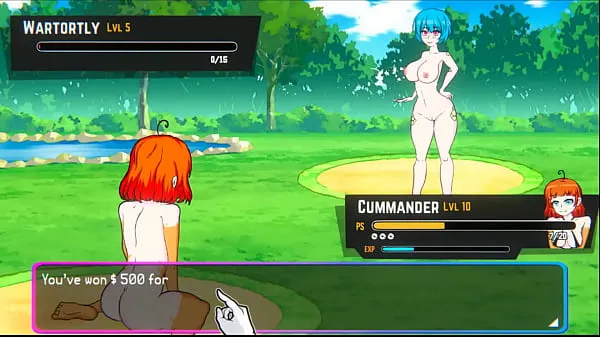 Tabung klip Oppaimon [Pokemon parody game] Ep.5 small tits naked girl sex fight for training segar