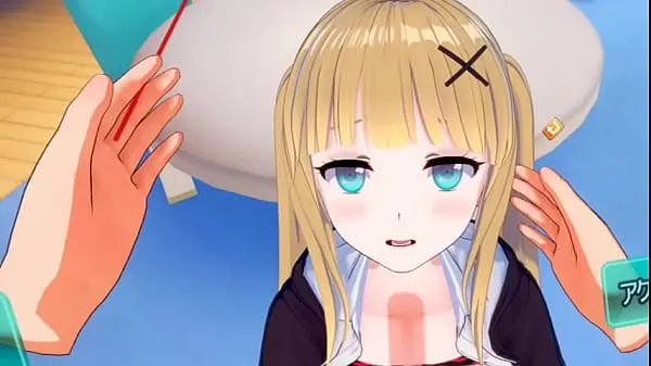 Fresh Eroge Koikatsu! VR version] Cute and gentle blonde big breasts gal JK Eleanor (Orichara) is rubbed with her boobs 3DCG anime video clips Tube