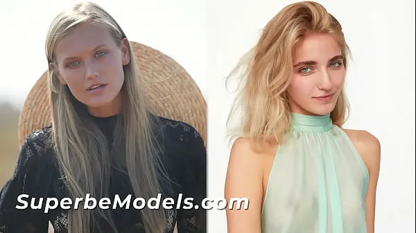 Frische SUPERBE MODELS - (Dasha Elin, Bella Luz) - BLONDE ZUSAMMENSTELLUNG! Wunderschöne Models ziehen sich langsam aus und zeigen ihre perfekten Körper nur für dich Clips Tube