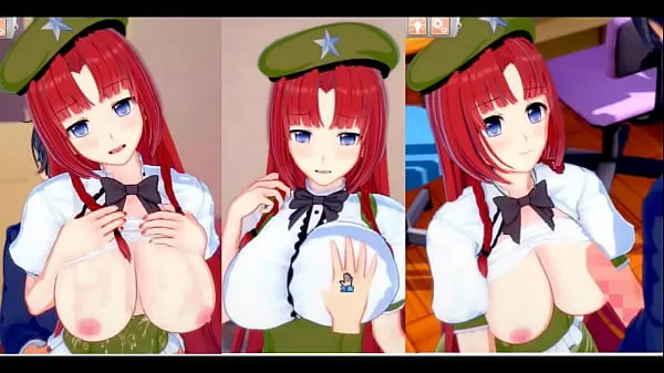 Fresh Eroge Koikatsu! ] Touhou Beni Misuzu rubs her boobs H! 3DCG Big Breasts Anime Video (Touhou Project) [Hentai Game clips Tube