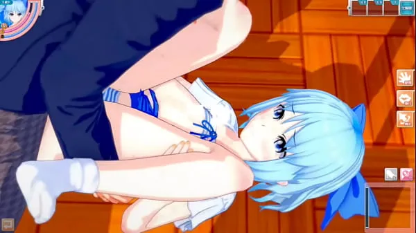 Fresh Eroge Koikatsu! ] Touhou Cirno rubs her boobs H! 3DCG Big Breasts Anime Video (Touhou Project) [Hentai Game Toho Cirno clips Tube