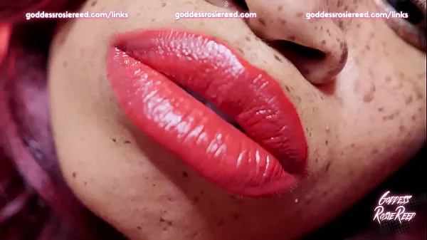 Färska GODDESS ROSIE REED LIPSTICK MOUTH FETISH WORSHIP EBONY LIPS KISSING EBONY BEAUTY MOUTH MASTURBATION ENCOURAGEMENT BEAUTIFUL JOI VERBAL RED BIG JUICY klipp Tube