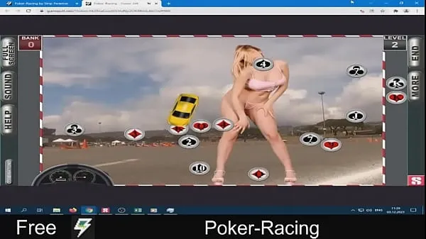 Nuovo Auto da corsa di poker (Strip Paradisetubo di clip