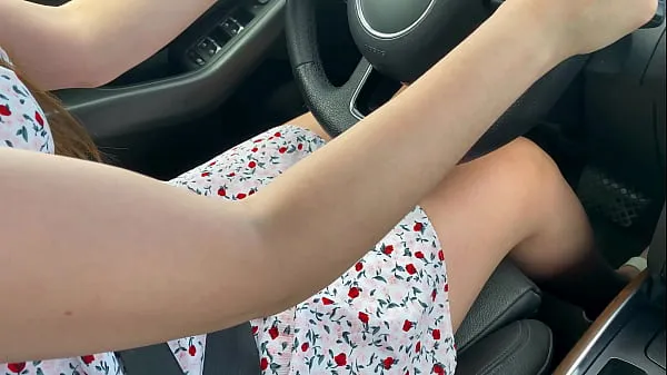 Fresh Stepmother: - Okay, I'll spread your legs. A young and experienced stepmother sucked her stepson in the car and let him cum in her pussy clips Tube