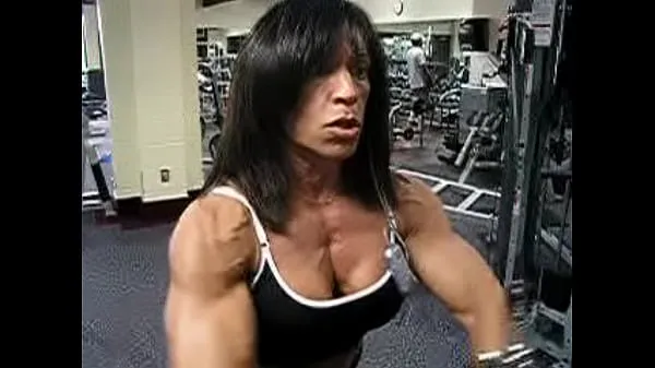 Φρέσκο ​​σωλήνα muscle woman κλιπ