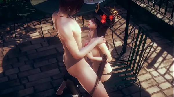 Fresh Genshin Impact Hentai - Hu Tao masturbating with boobs & bareback penetration until cum clips Tube