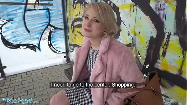 Čerstvé klipy (Public Agent Short hair blonde amateur teen with soft natural body picked up as bus stop and fucked in a basement with her clothes on by guy with a big cock ending with facial cumshot) Tube