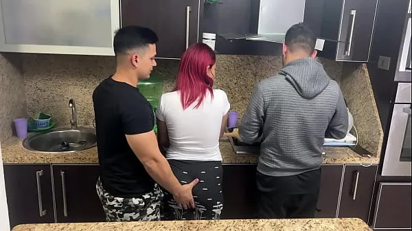 Fresh My Husband's Friend Grabs My Ass When I'm Cooking Next To My Husband Who Doesn't Know That His Friend Treats Me Like A Slut NTR clips Tube