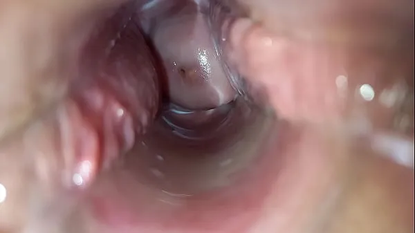 Tabung klip Pulsating orgasm inside vagina segar