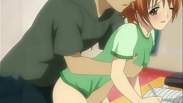 Tabung klip Older Stepbrother Touching her StepSister While she Studies - Uncensored Hentai segar