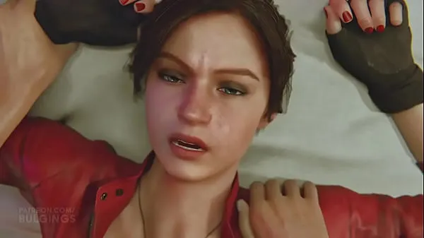 Tube de Resident Evil 2 remake Claire creampied avec audio clips frais