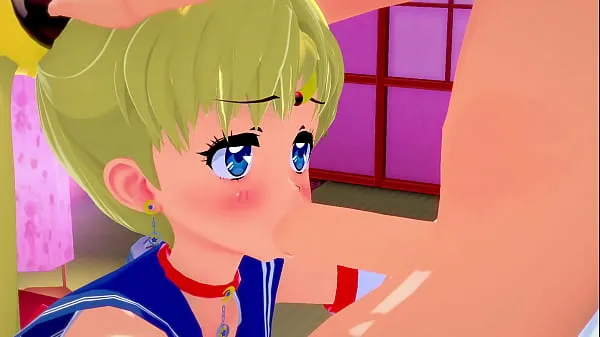 Nuovo Studente arrapato Sailor Moon succhia appassionatamente il cazzo l 3D SFM hentai senza censuretubo di clip