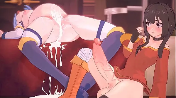 Tabung klip Aqua Gets Pounded (KonoSuba Futa Animation segar