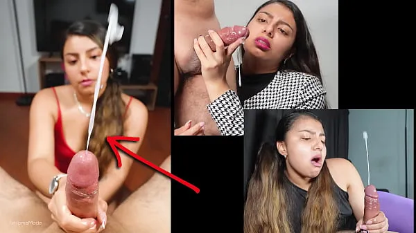 Frische Huge cumshot compilation - So much cum! What does he eat Clips Tube