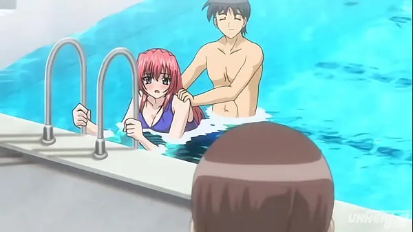 Φρέσκο ​​σωλήνα Hentai - Step Sister and Step Brother Almost Caught Fucking in the Pool κλιπ