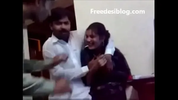Fresh Pakistani Desi girl and boy enjoy in hostel room clips Tube