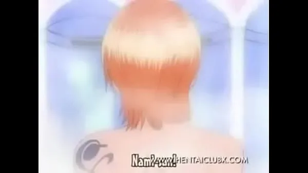 Φρέσκο ​​σωλήνα hentai anime Nami and Vivi Taking a Bath One Piece κλιπ